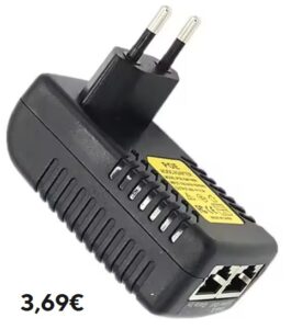 L'injecteur POE peut être utilisé pour alimenter des appareils dotés d'une prise en charge PoE, tels que des caméras IP ou des points d'accès sans fil .La conception compacte et murale facilite l'installation de l'adaptateur dans les zones où l'espace est limité et peut être réglée en quelques secondes sans avoir besoin de configuration.