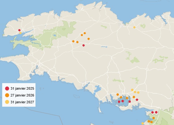 Prévision de la fin de l'ADSL et de l'arrêt du cuivre en bretagne
